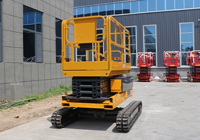 jovoolift-case_Bi-Leveling Tracked Scissor Lift Cases3